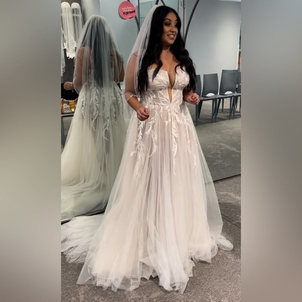 David’s Bridal Bodysuit wedding dress